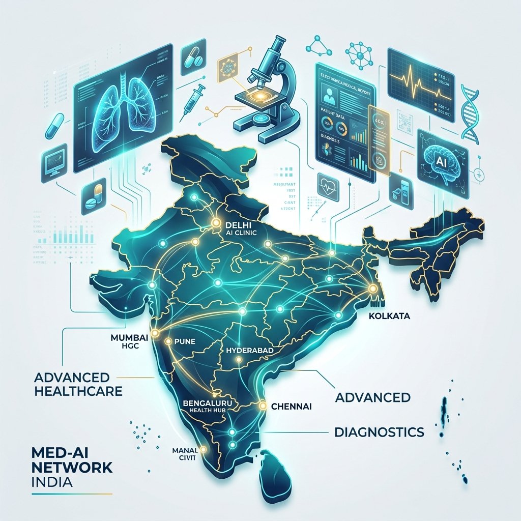 Prana AI Impact Across India - Diagnostic Network