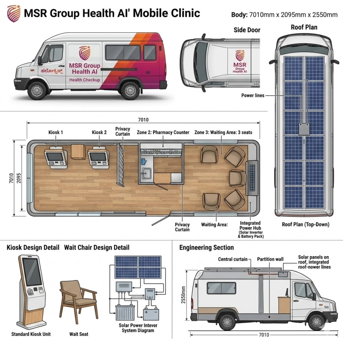 Mobile Clinic Interior Deployment