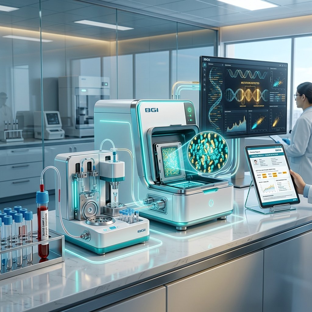 BGI Genomics Sequencing Workflow