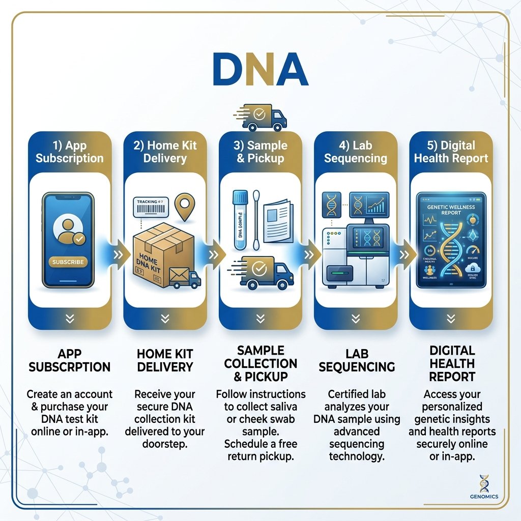 DNA Testing Process Flow
