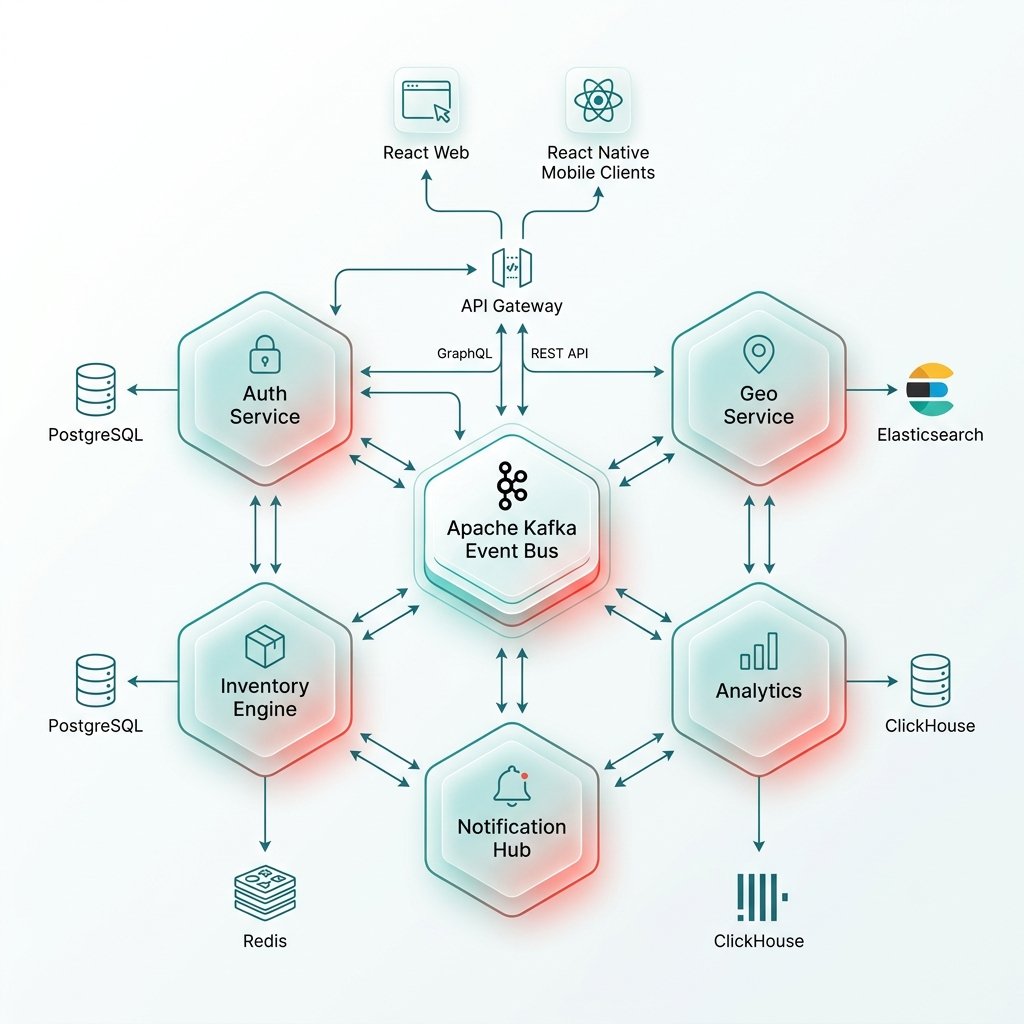 GlobeBlood Microservices Architecture