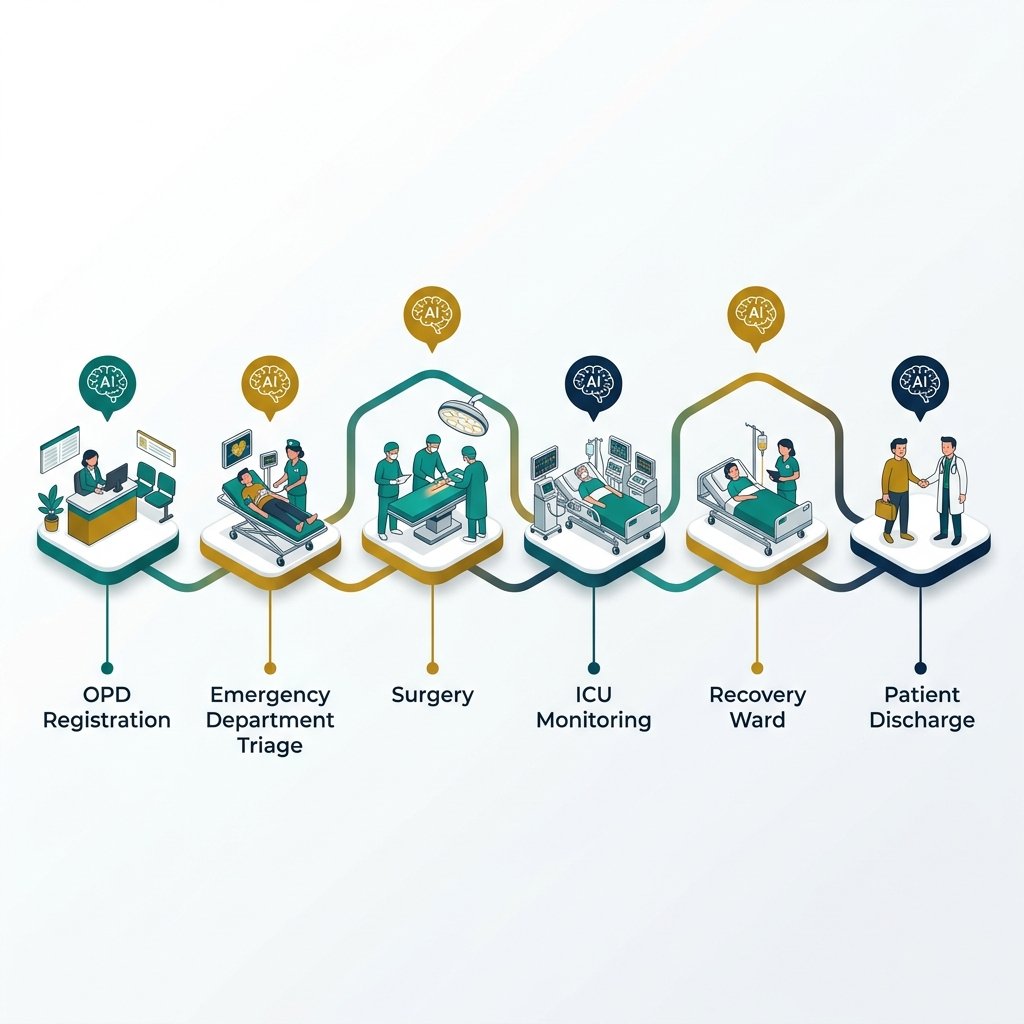 AI-Augmented Hospital Patient Journey