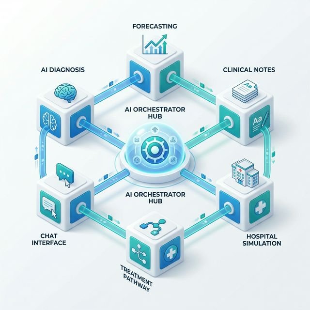 HSE Pulse System Architecture — 6 AI Microservices