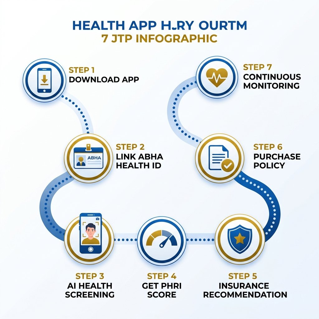 7-step user journey infographic