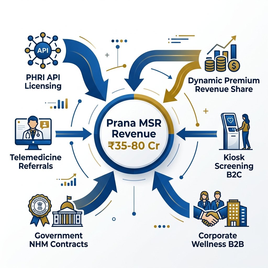 6 revenue streams infographic