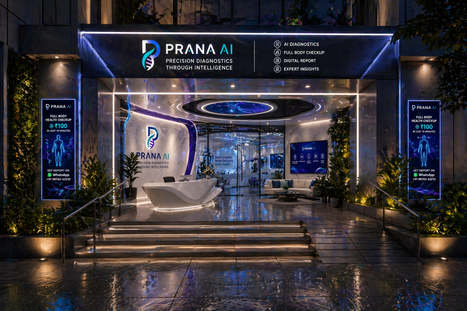 Prana MSR Health Logo Concept