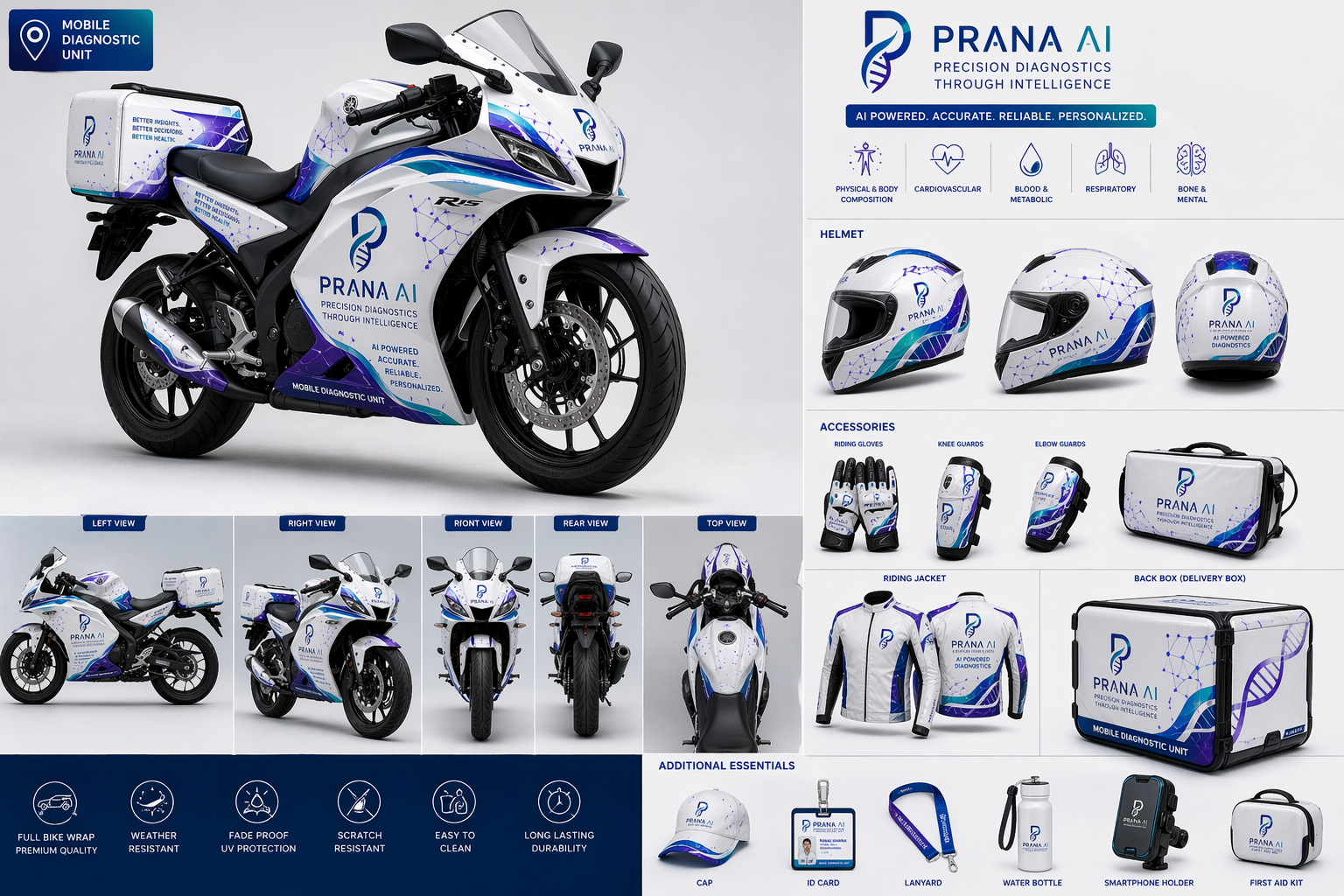 Prana MSR Health Logo Concept