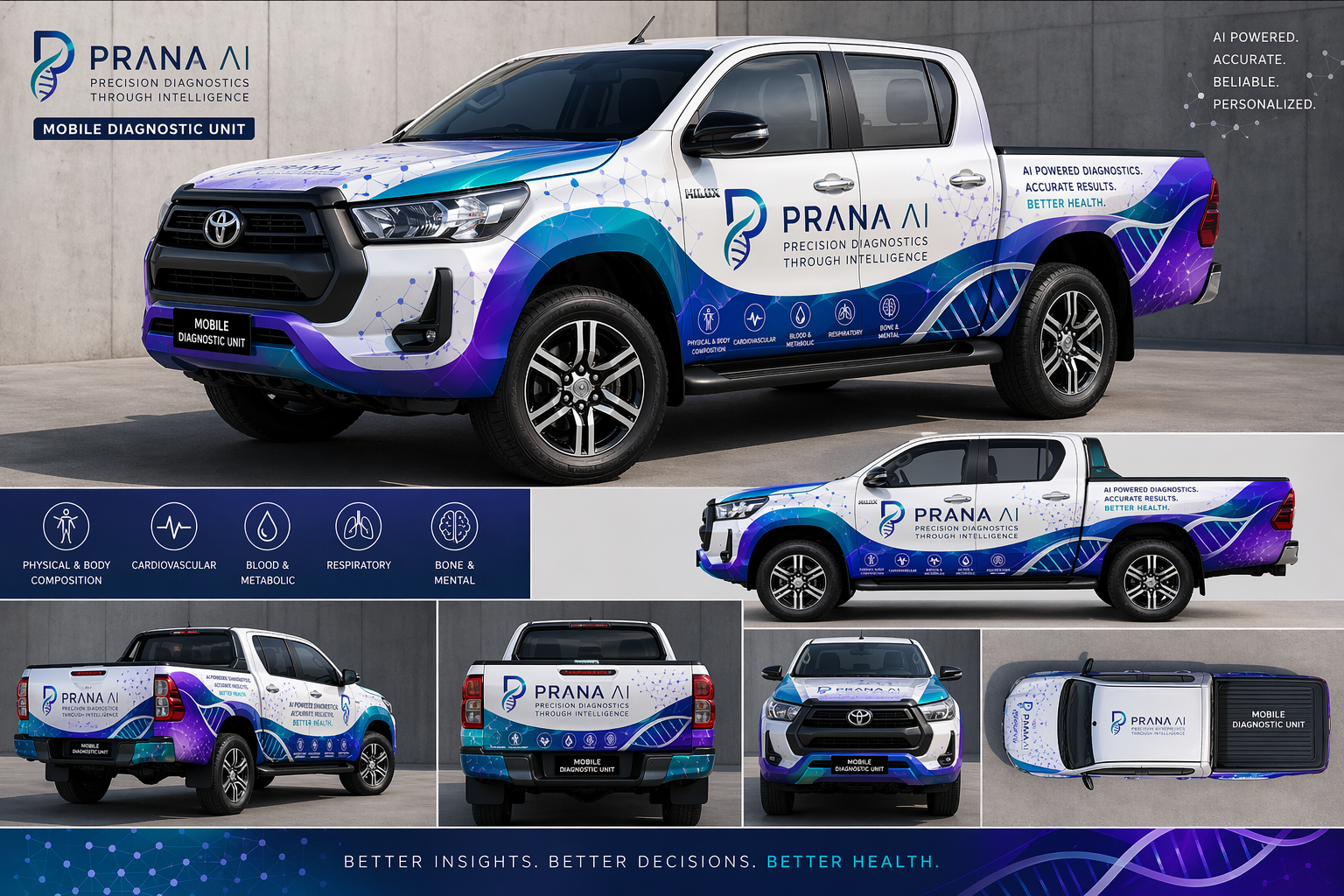 Prana MSR Health Logo Concept