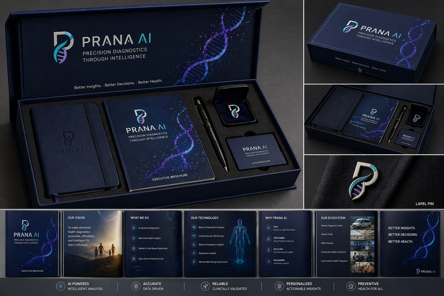 Prana MSR Health Logo Concept