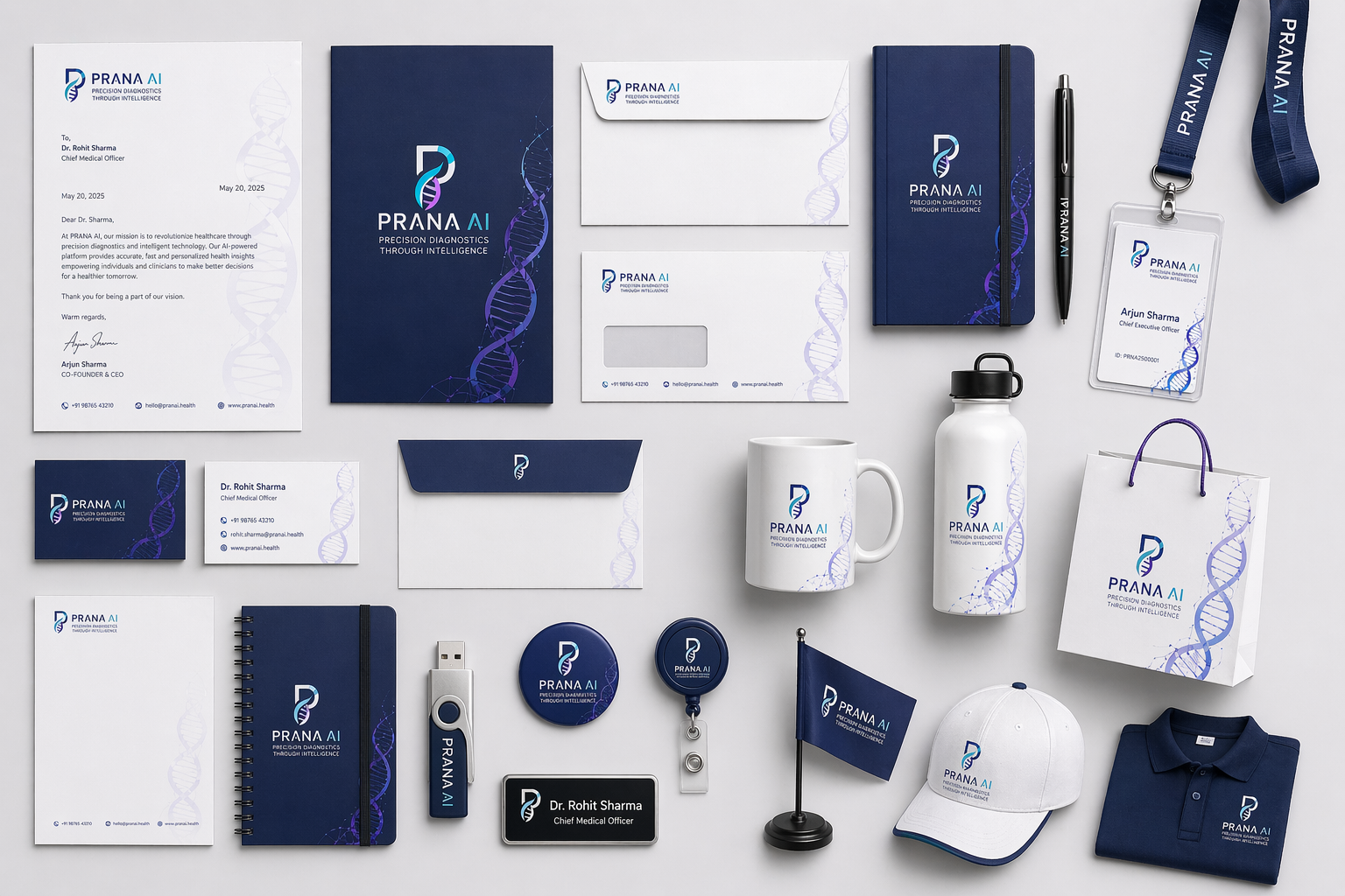 Prana MSR Health Logo Concept