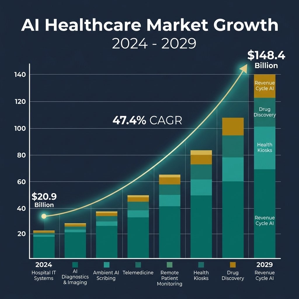 AI Healthcare Market Growth 2024-2029
