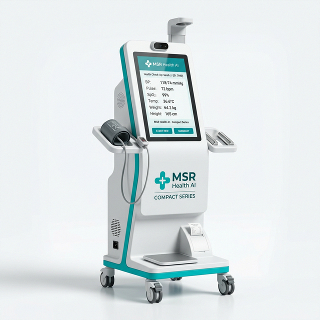 MSR-H550 Compact AI Health Kiosk - Single Screen Compact Series