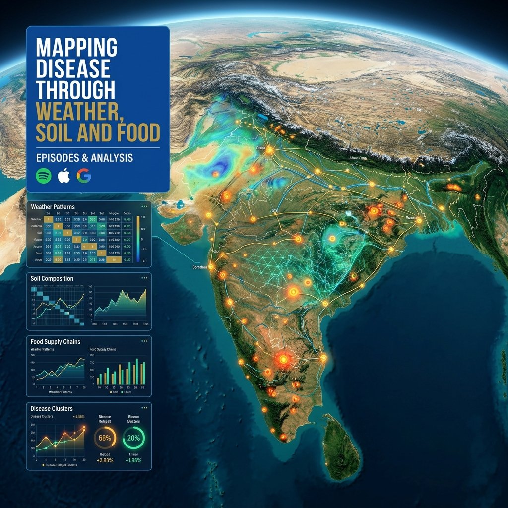 Mapping Disease Through Weather, Soil and Food