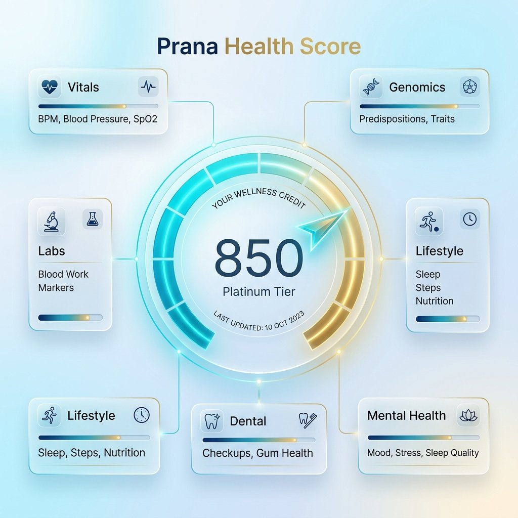 Prana Health Score Visualization